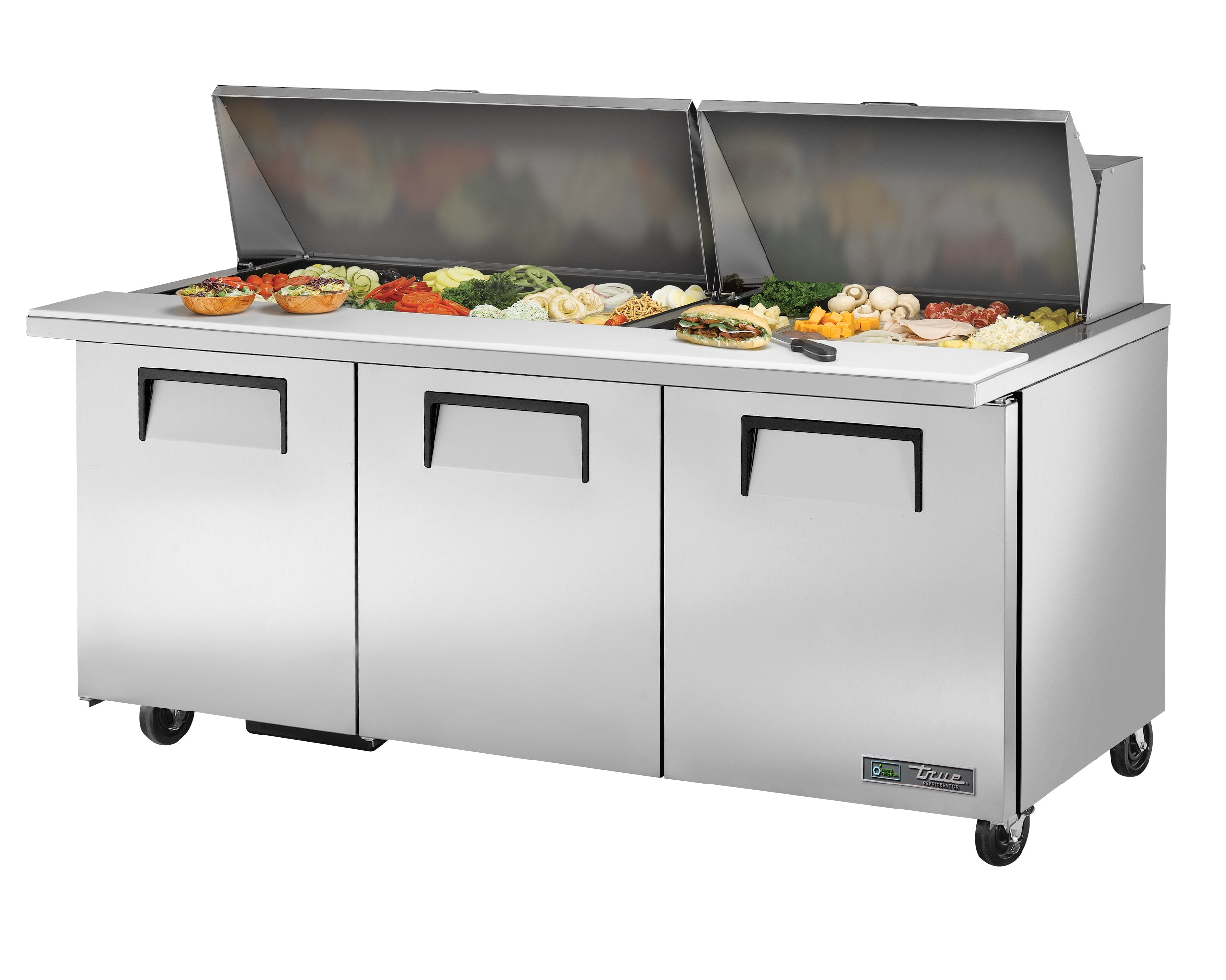 True Mfg. Mega Top Sandwich/Salad Prep Refrigerator, TSSU7230MBSTHC